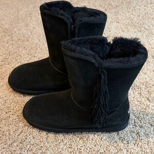 LAMO Women's Black Suede Boots Size 10